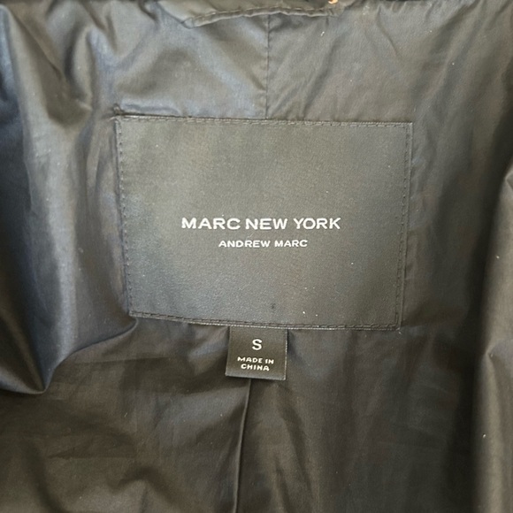 Marc New York Andrew Mark down-filled black puffer coat size small - Picture 8 of 14